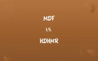 MDF vs. HDHMR