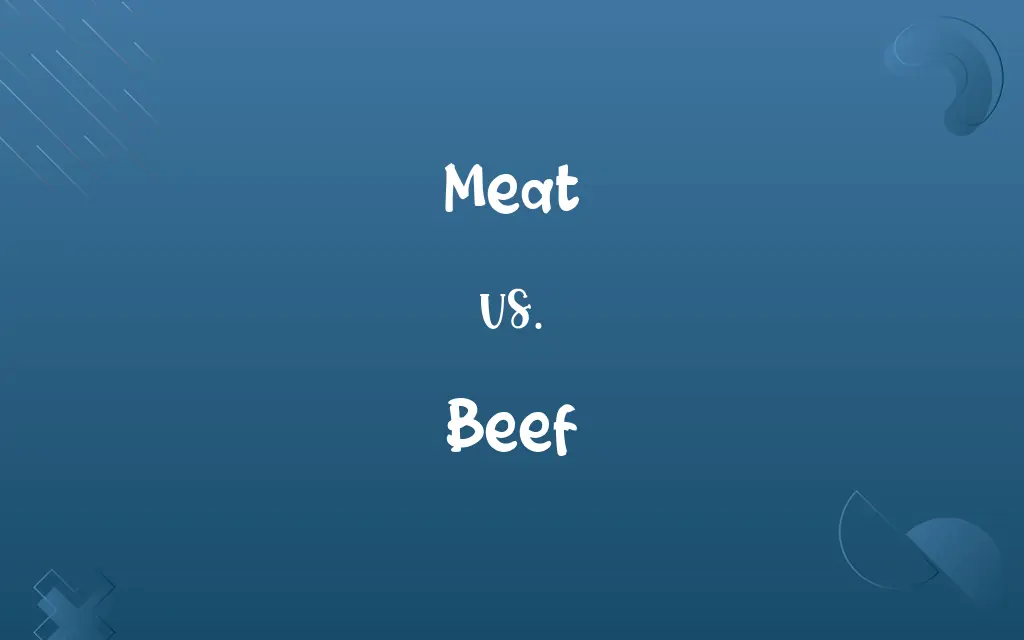 Meat vs. Beef