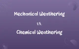 Mechanical Weathering vs. Chemical Weathering