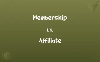 Membership vs. Affiliate
