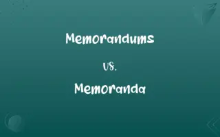 Memorandums vs. Memoranda