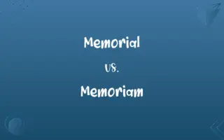 Memorial vs. Memoriam