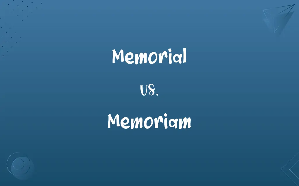 Memorial vs. Memoriam