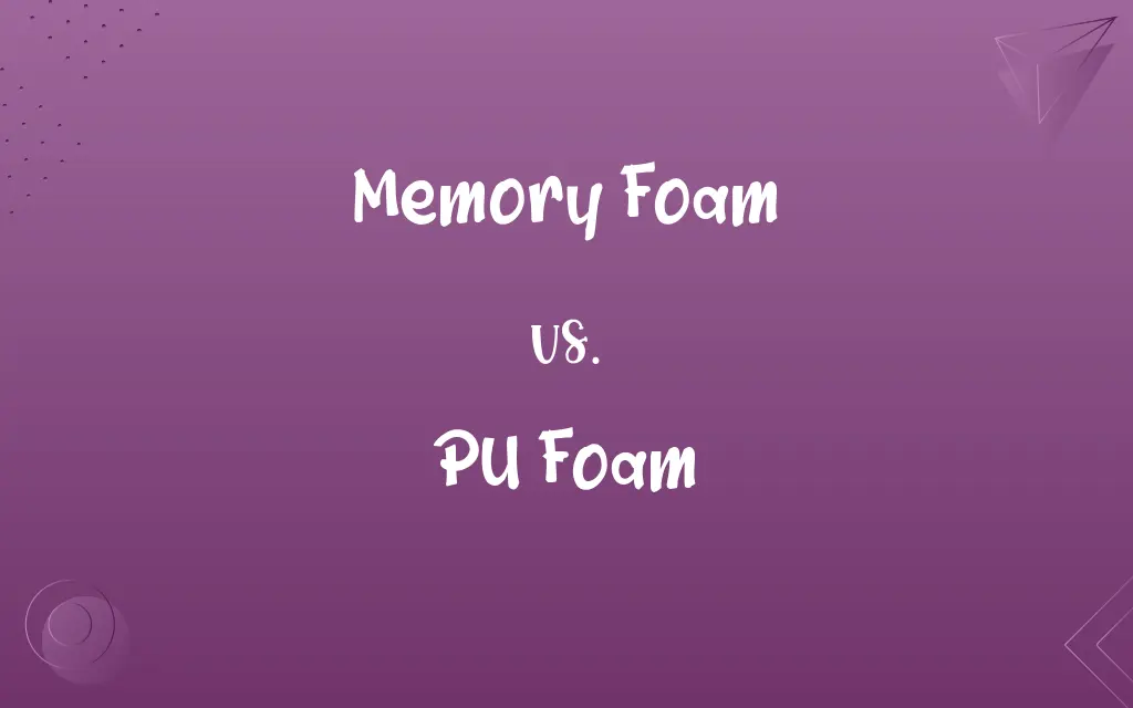 Memory Foam vs. PU Foam