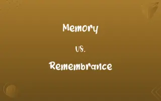 Memory vs. Remembrance