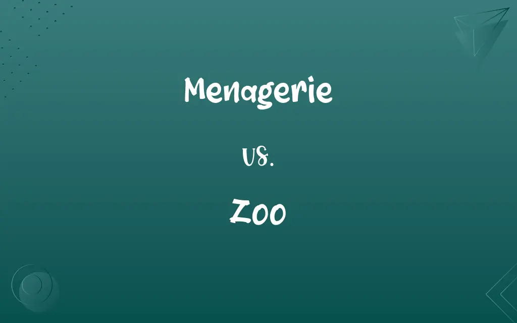 Menagerie vs. Zoo