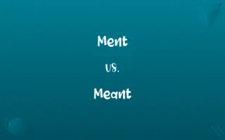 Ment vs. Meant