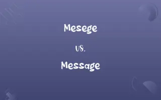 Mesege vs. Message