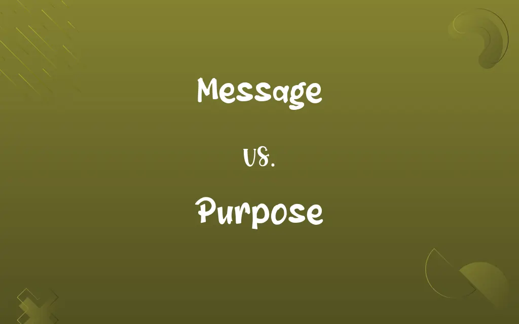 Message vs. Purpose