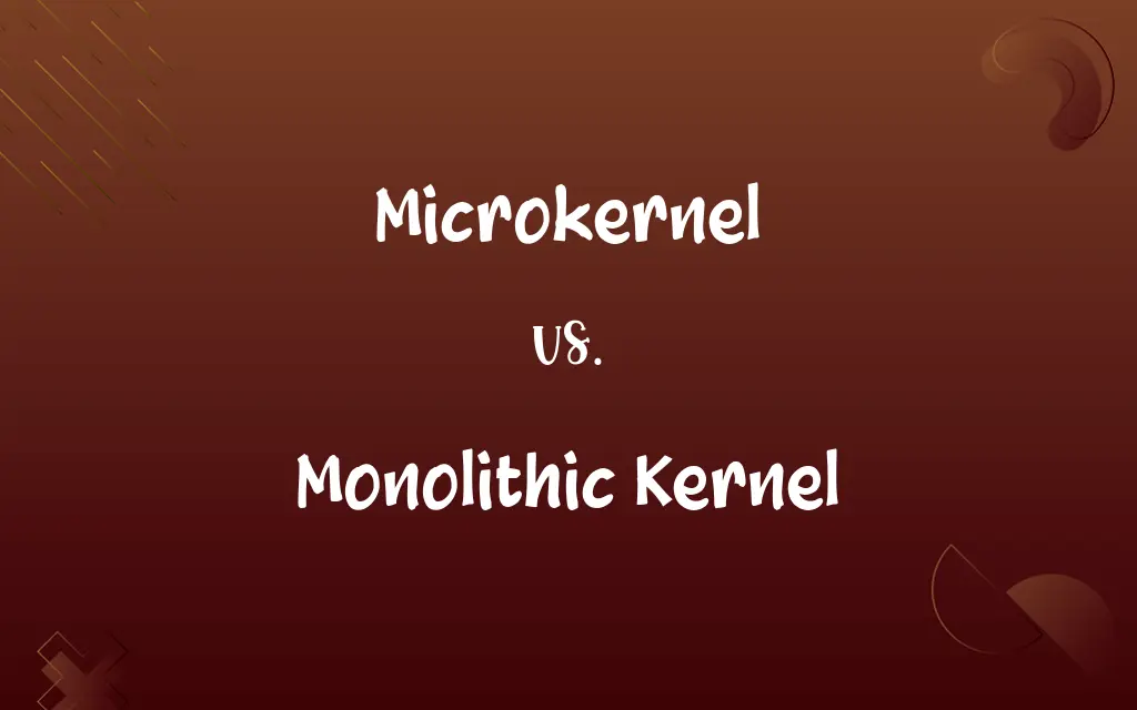 Microkernel vs. Monolithic Kernel