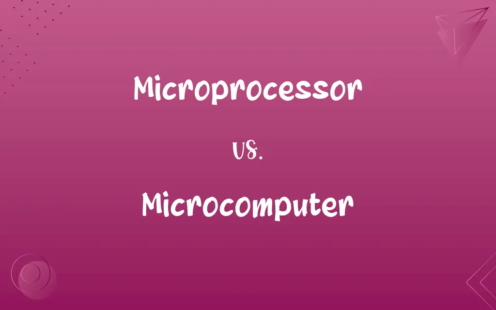 Microprocessor vs. Microcomputer