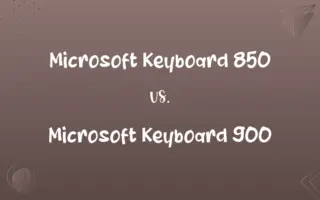 Microsoft Keyboard 850 vs. Microsoft Keyboard 900