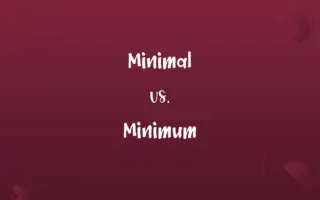 Minimal vs. Minimum