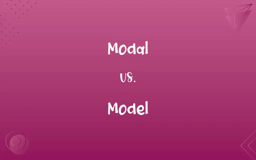 Modal vs. Model