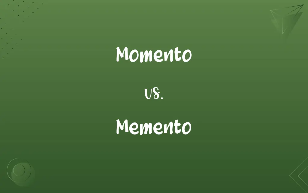 Momento vs. Memento
