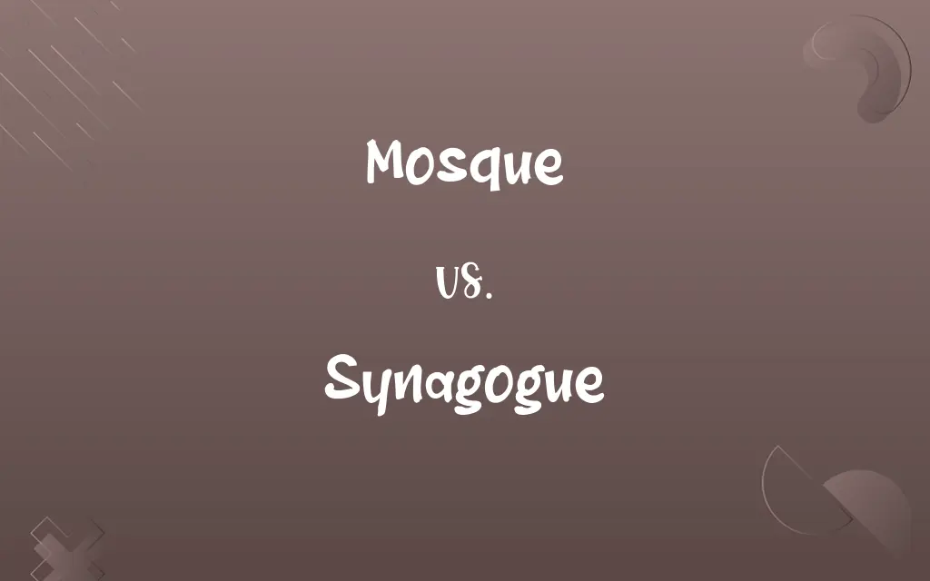 Mosque vs. Synagogue