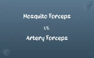 Mosquito Forceps vs. Artery Forceps