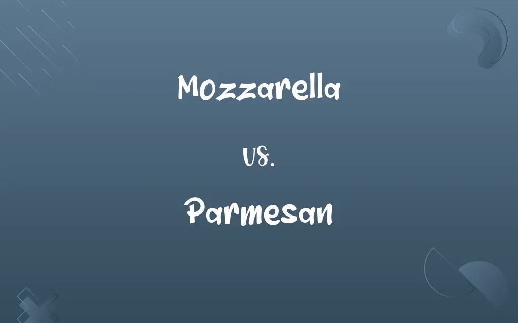 Mozzarella vs. Parmesan