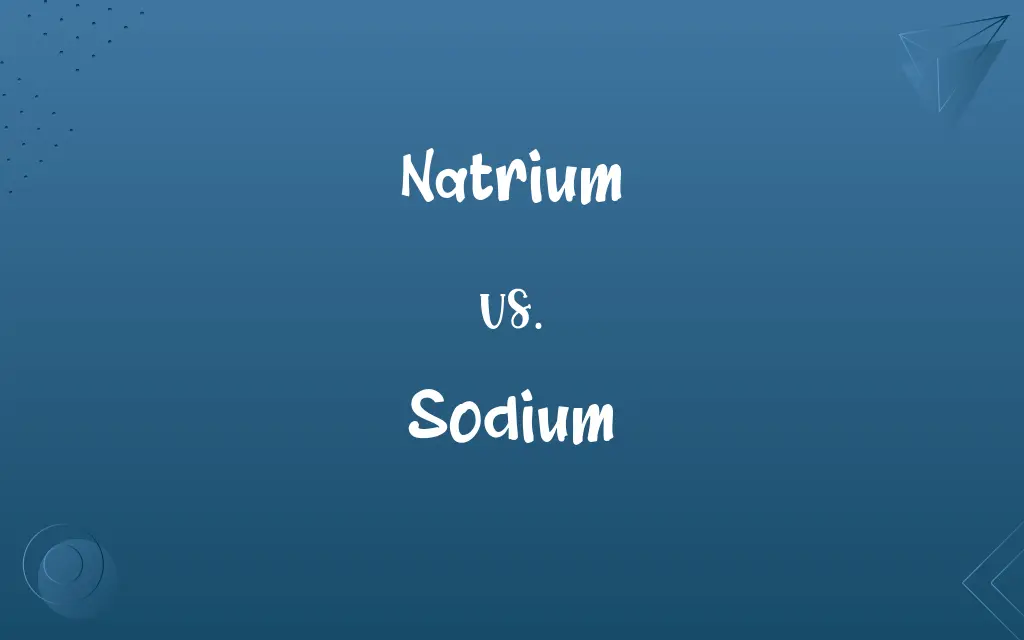 Natrium vs. Sodium