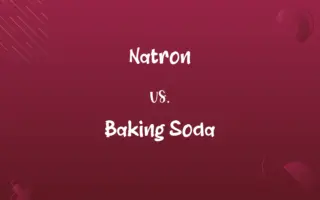 Natron vs. Baking Soda