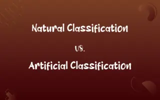 Natural Classification vs. Artificial Classification