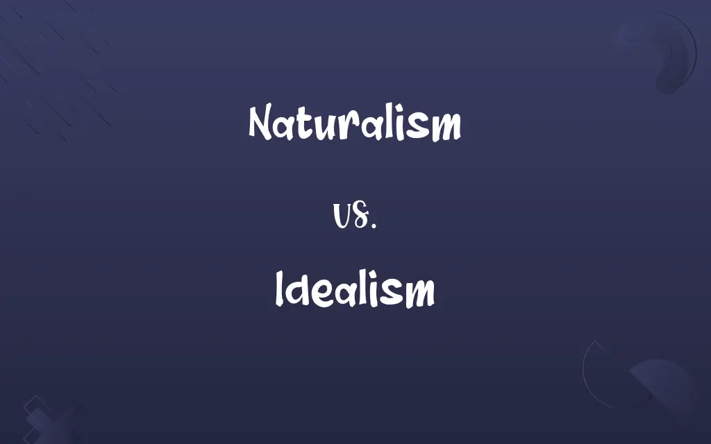 Naturalism vs. Idealism
