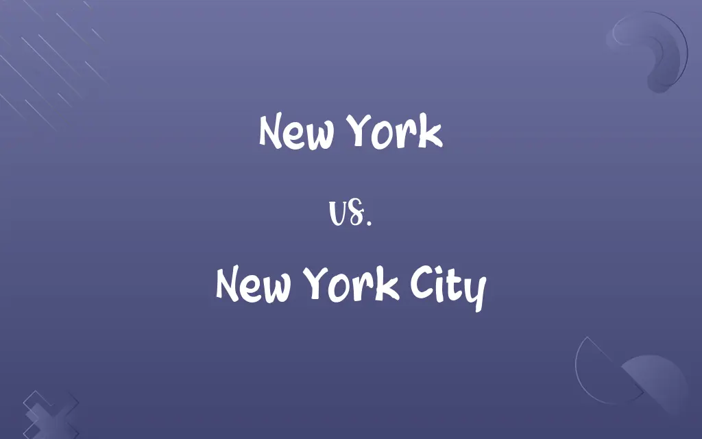 New York vs. New York City