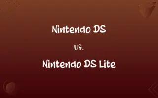 Nintendo DS vs. Nintendo DS Lite