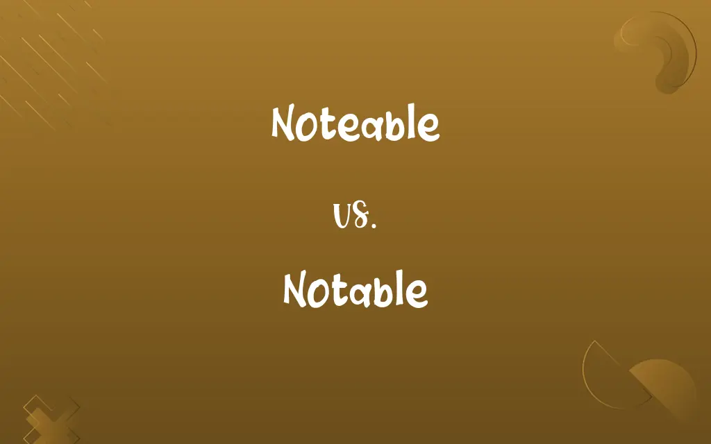 Noteable vs. Notable