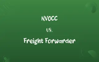 NVOCC vs. Freight Forwarder