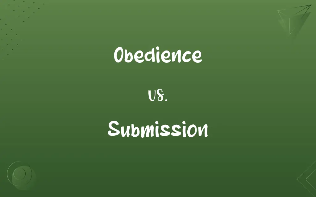 Obedience vs. Submission