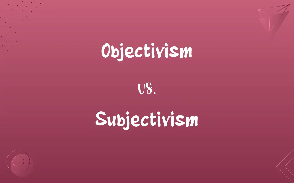 Objectivism vs. Subjectivism