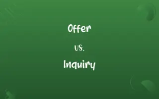 Offer vs. Inquiry
