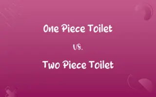 One Piece Toilet vs. Two Piece Toilet