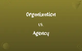 Organization vs. Agency