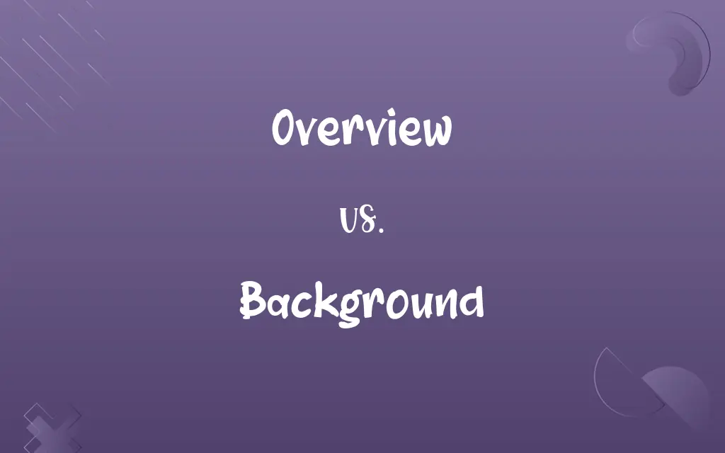 Overview vs. Background