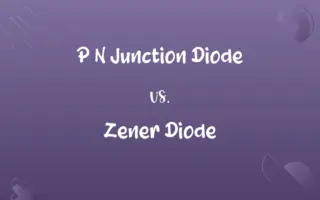 P N Junction Diode vs. Zener Diode