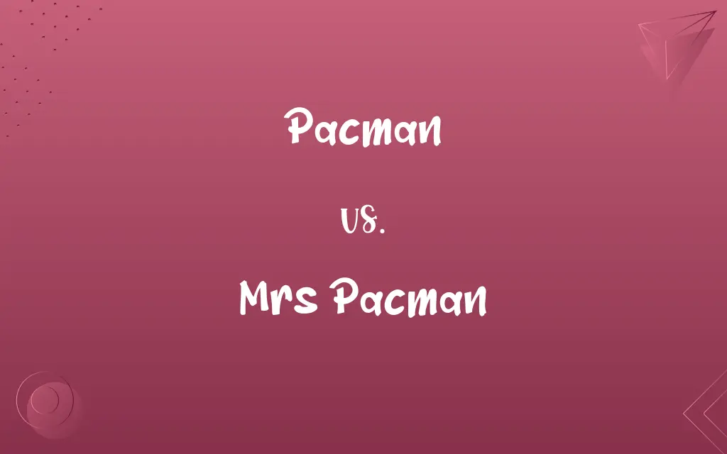 Pacman vs. Mrs Pacman