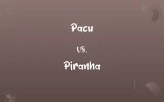 Pacu vs. Piranha