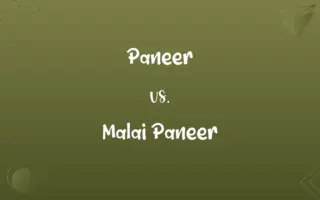 Paneer vs. Malai Paneer