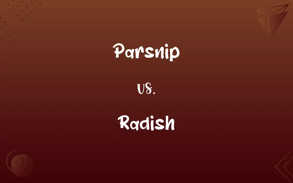 Parsnip vs. Radish