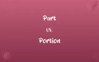 Part vs. Portion