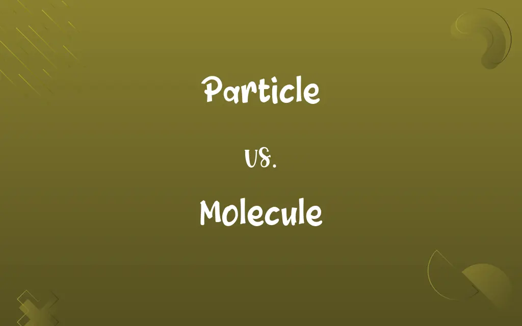 Particle vs. Molecule