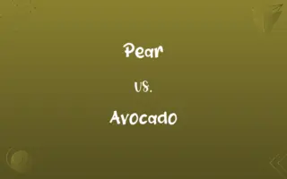 Pear vs. Avocado