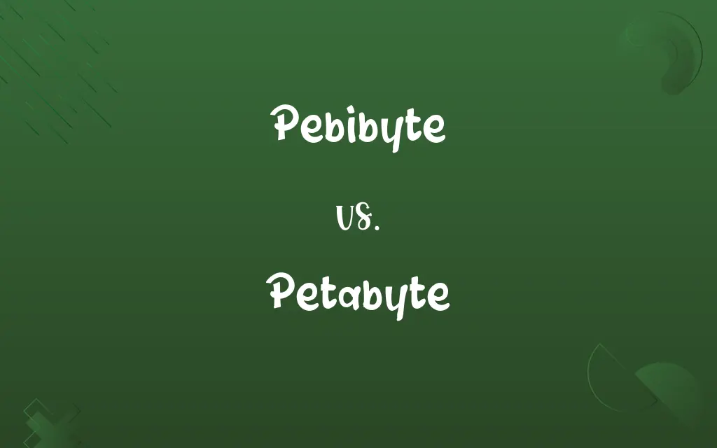 Pebibyte vs. Petabyte