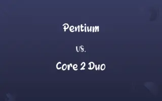 Pentium vs. Core 2 Duo