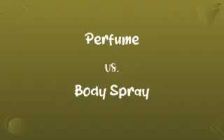 Perfume vs. Body Spray