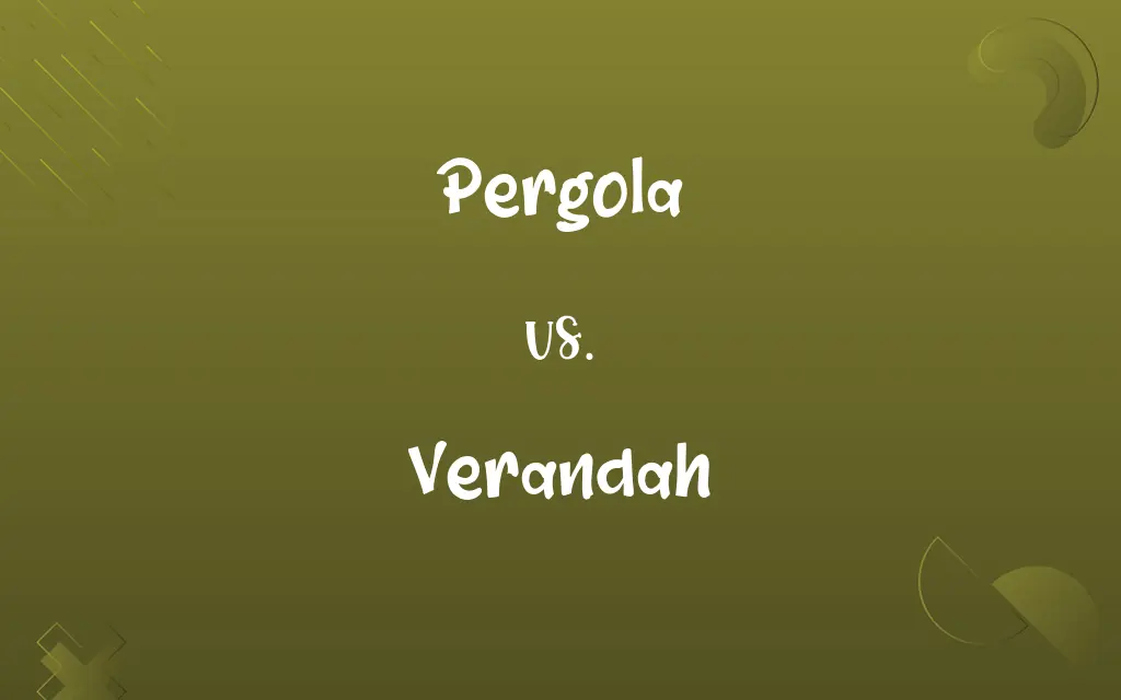 Pergola vs. Verandah