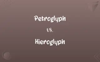 Petroglyph vs. Hieroglyph