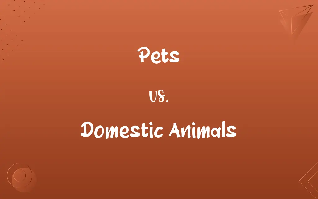 Pets vs. Domestic Animals